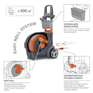 Тележка со шлангом 40м DAEWOO DWR 4040