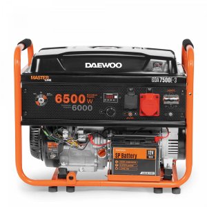 Бензиновый генератор DAEWOO GDA 7500E-3 (6.5кВт, 380В)