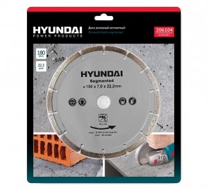 Пильный диск Hyundai 206104 180 мм по бетону