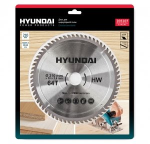 Пильный диск Hyundai 205207 210 мм по ламинату