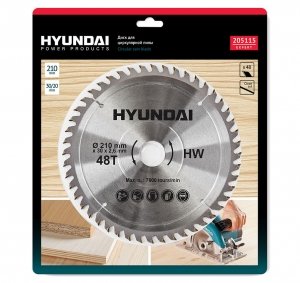 Пильный диск Hyundai 205115 210 мм по дереву