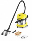 Промышленный пылесос Karcher WD 4 Premium для сухой и влажной уборки